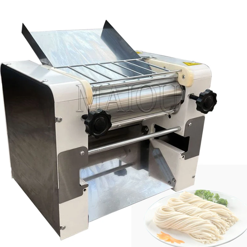 

Electric Dough Roller Noodle Press Machine Stainless Steel Desktop Pasta Commercial Kneading Make