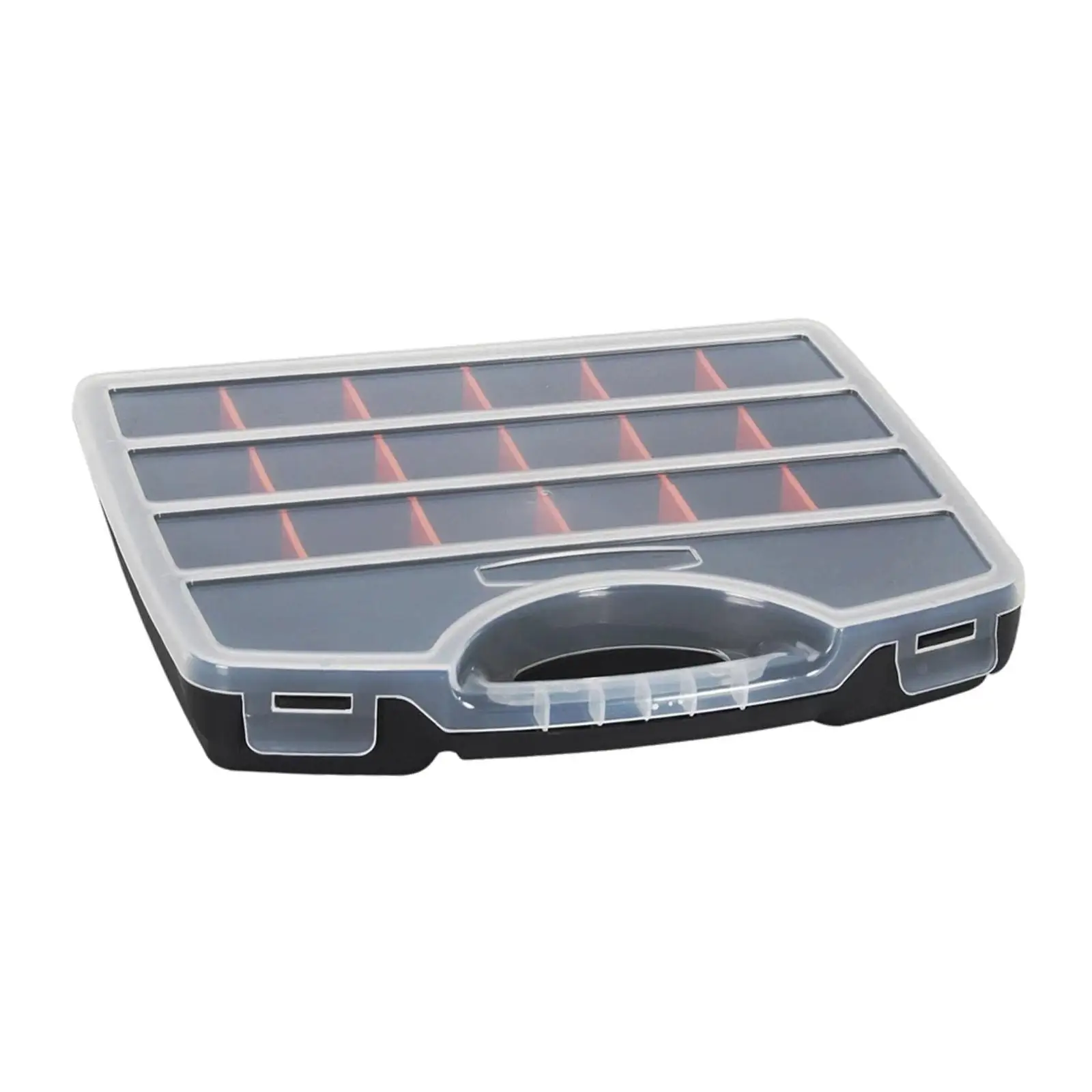 Tools Organizer Box Versatile Fishing Tackle Box with Removable Dividers Tool Case for Screw Nuts Nails Bolts Small Parts