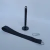22cm Weight Loading Pin with Carabiner Heavy Duty Arm Wrestling Training Strap Belt Non-Slip Carbon Steel 4