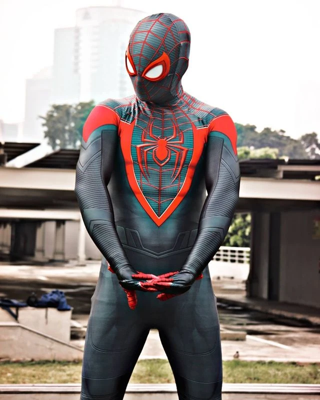 semáforo perturbación Apuesta Traje de Miles Morales para Adultos y Niños, Disfraz de Peter Parker, Ropa  de Superhéroe, Mono Completo Zentai, de Segunda Piel, para Fiesta de  Halloween y Cosplay| | - AliExpress