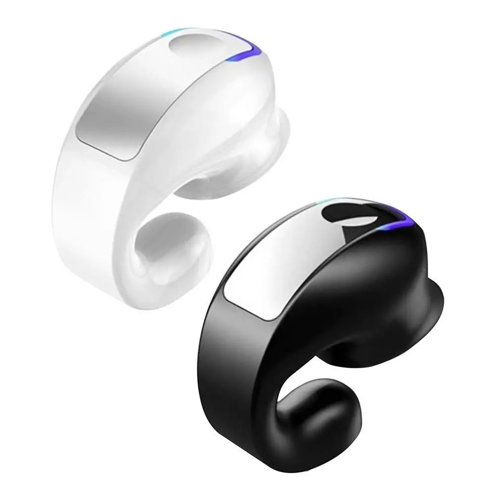 

Wireless Ear Clip Bone Conduction Headphones Bluetooth 5.3 Earbuds Driving Headset Lightweight Business Sports Earphone