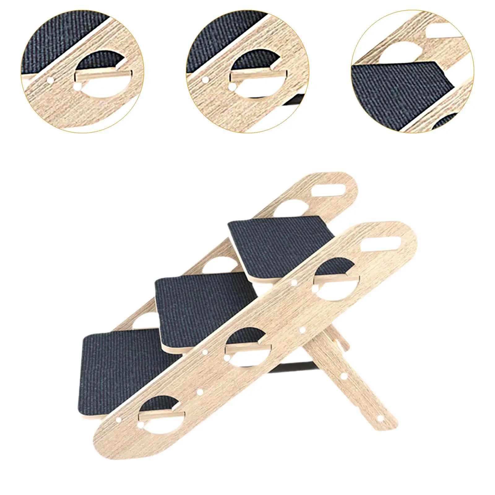 Wood Dog Stairs Foldable High Bed Climbing Non Slip Comfortable Pet Steps Indoor for Indoor Use Cats Sofa Puppy Small Pets Wood Dog Stairs Foldable High Bed Climbing Non Slip Comfortable Pet Steps Indoor for Indoor Use Cats Sofa Puppy Small Pets
