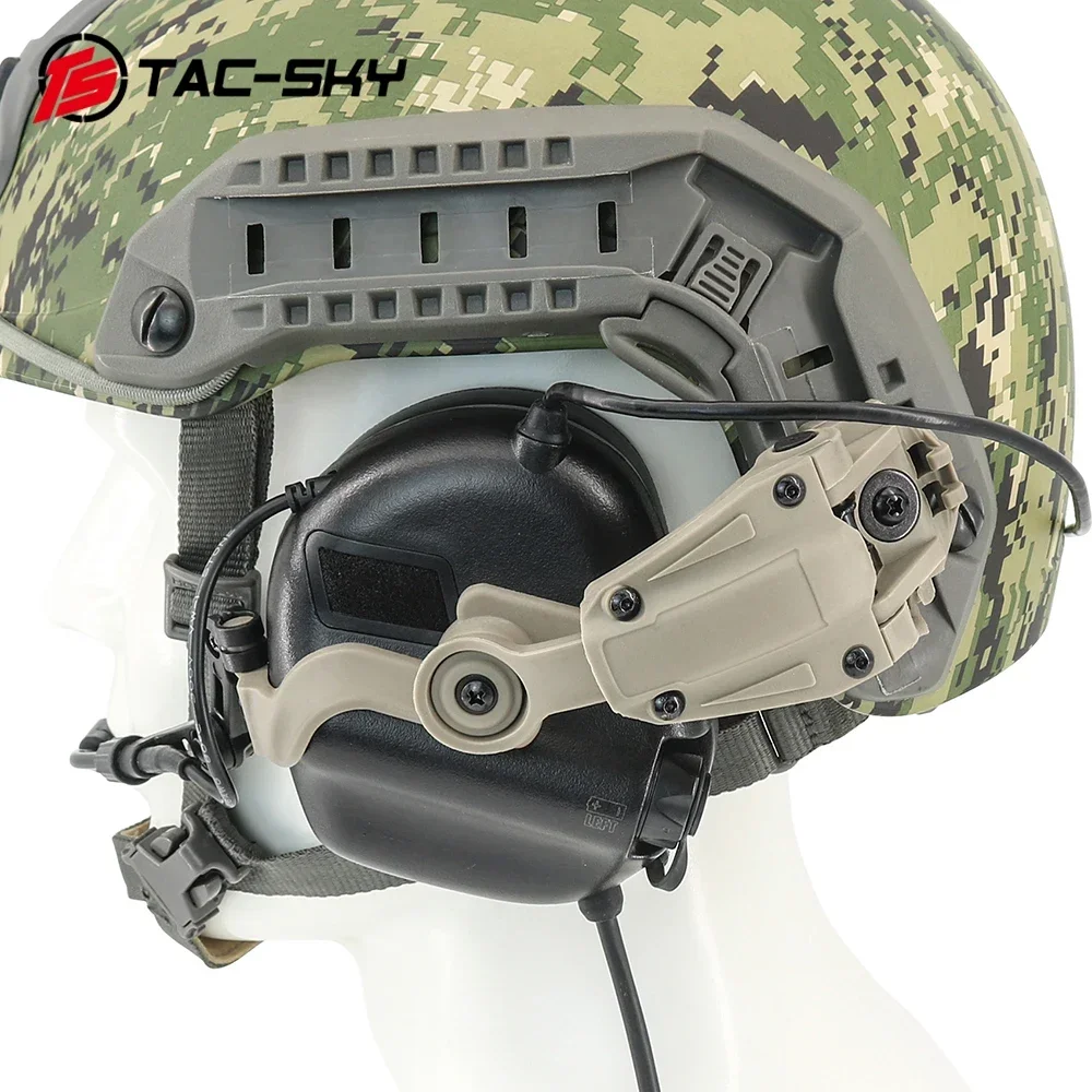 TS TAC-SKY M32 Helmet Mount Tactical ARC Helmet Rail Adapter Only Compatible with EARMOR M32 / M32H Civilian Version Headset