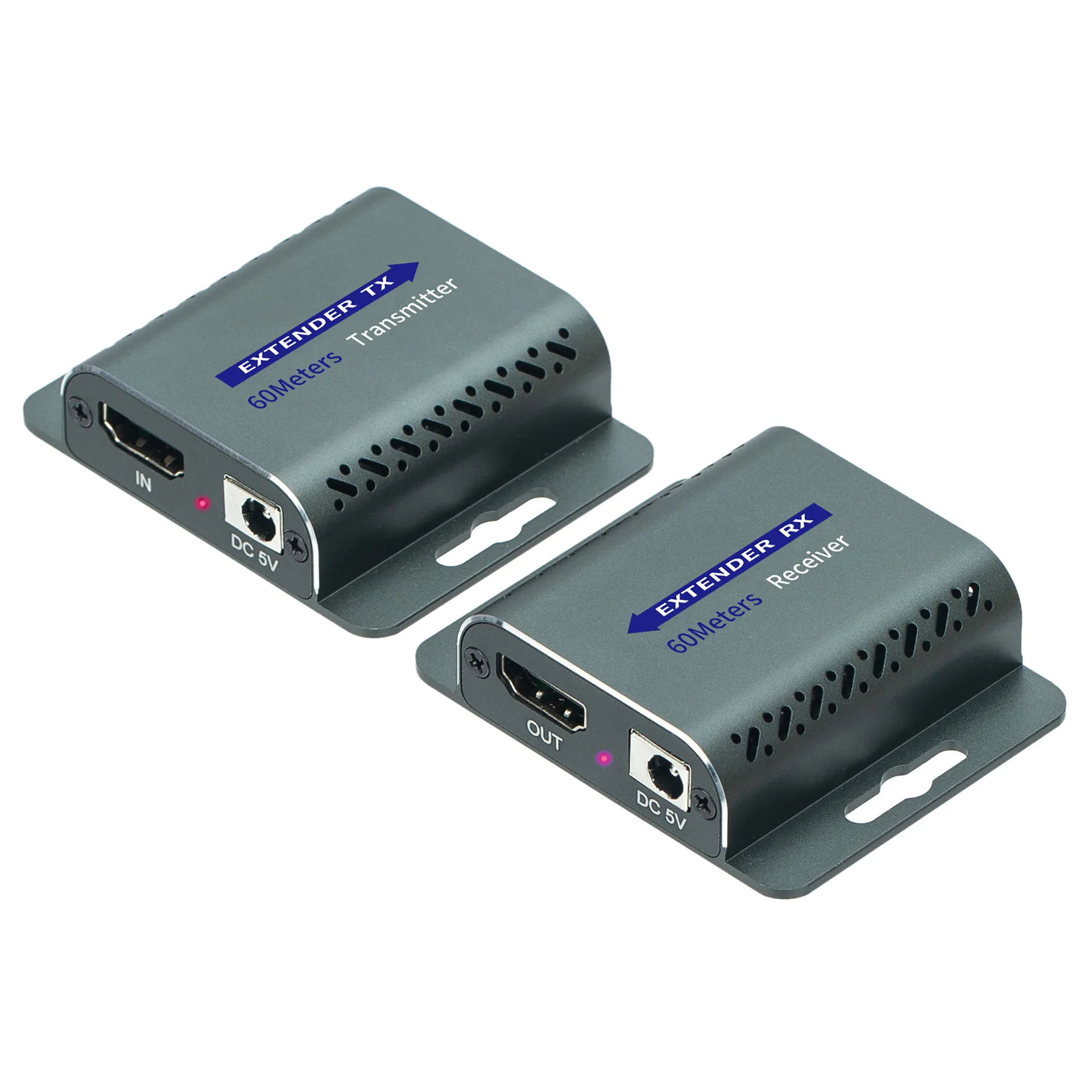 

4K 60 Гц HDMI удлинитель для RJ45 60 м 120 м удлинитель IR UHD HDR V2.0 1080P RJ45 Аудио Видео монитор HDMI передатчик и получатель
