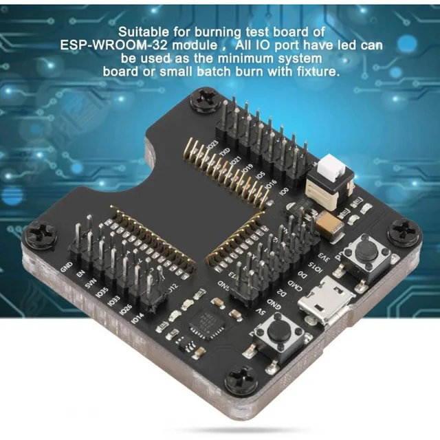 ESP8266 ESP-WROOM-32 ESP32-WROVER Development Board Test Burning Fixture Tool Downloader for ESP-12F - Image 4