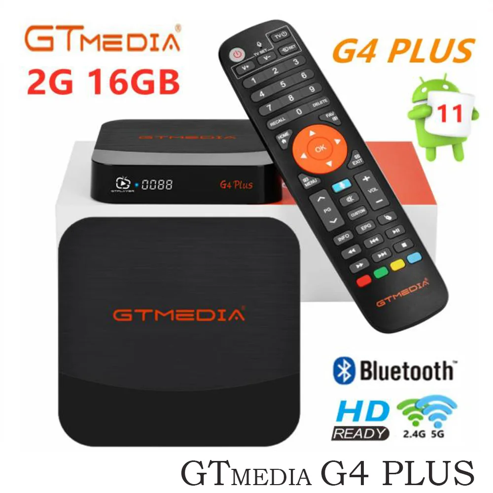 Nuovo Gtmedia G4 Plus Tv Box 4K Hd Android 11 Tv Bluetooth Google Voice Telecomando Wifi Uhd 4K Smart Set Top Box Lettore Multimediale