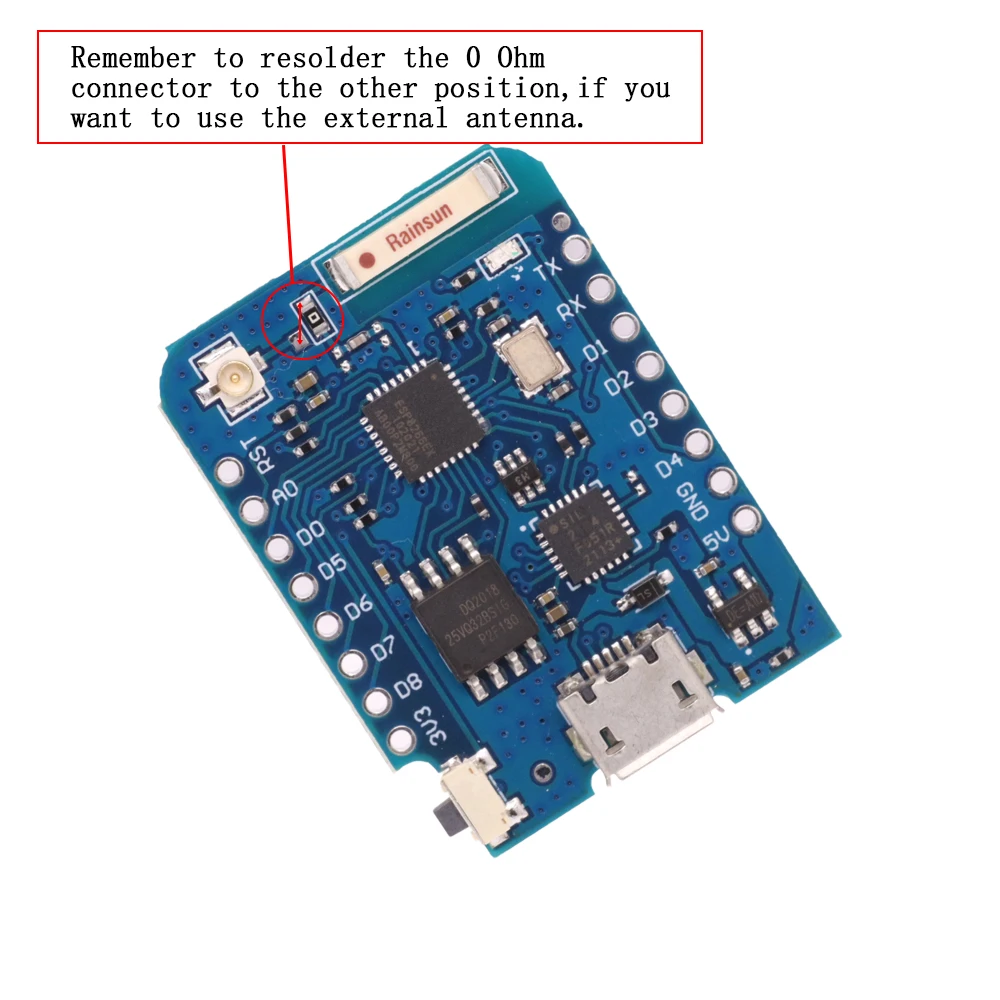 WeMos D1 Mini Pro V3.0 NodeMcu 4MB/16MB bajtów Lua WIFI Internet rzeczy płyta rozwojowa oparta na S2 ESP8266 CH340G Nodemcu V2