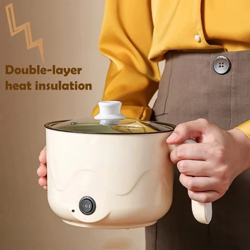 Multi Cookers Rice Cooker Non-stick Pan Heating Pan Cooking Pot Machine Double Layer Steamed Eggs Soup Pot