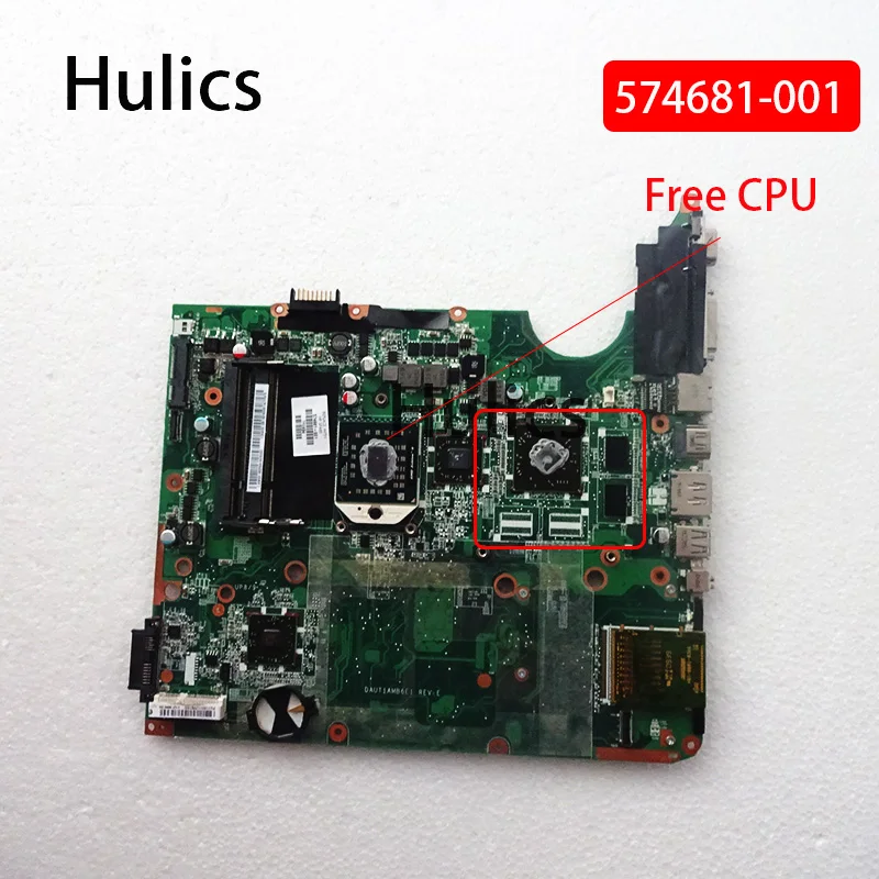 

Б/у материнская плата для ноутбука HP Pavilion DV7 574681-001, материнская плата DAUT1AMB6E0 DAUT1AMB6E1, основная плата