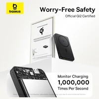 Baseus Qi2 Magnetic Power Bank 10000mah 15W Wireless Charging 22.5W Wired Charge Qi2-Certified for iPhone 16 15 14 13 12 Pro Max - Image 5