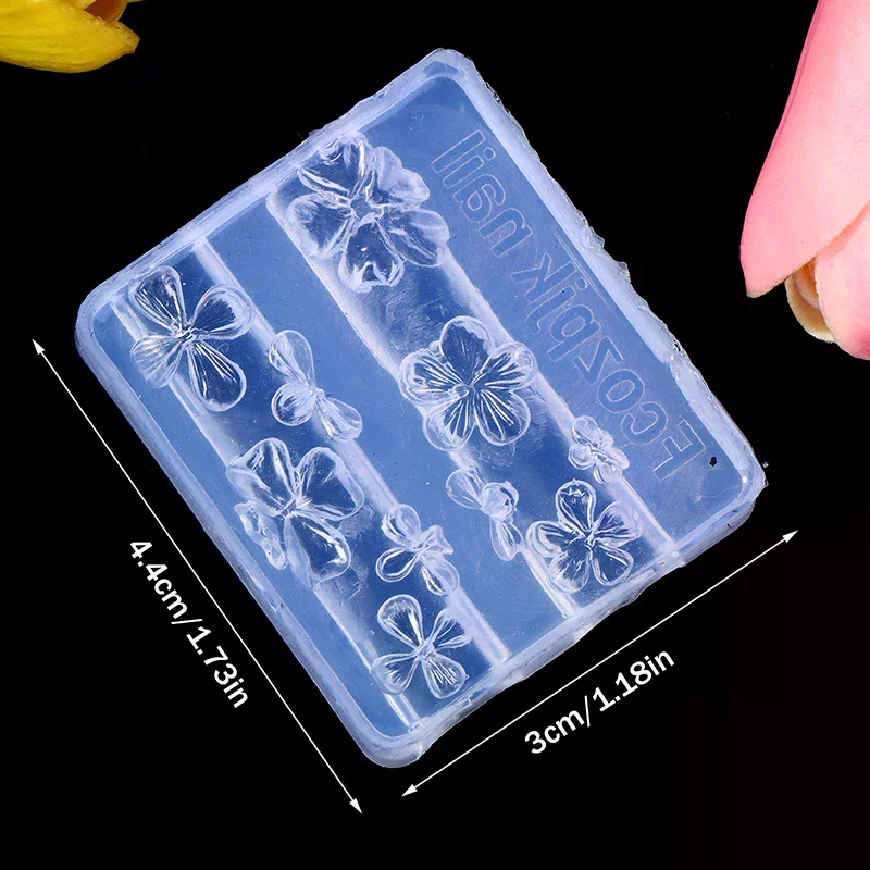 Silicone Nail Mold 3D Tulip Flower Template - DIY Nail Art Decorations Stereoscopic Manicure Tool for Nail Art Enthusiasts