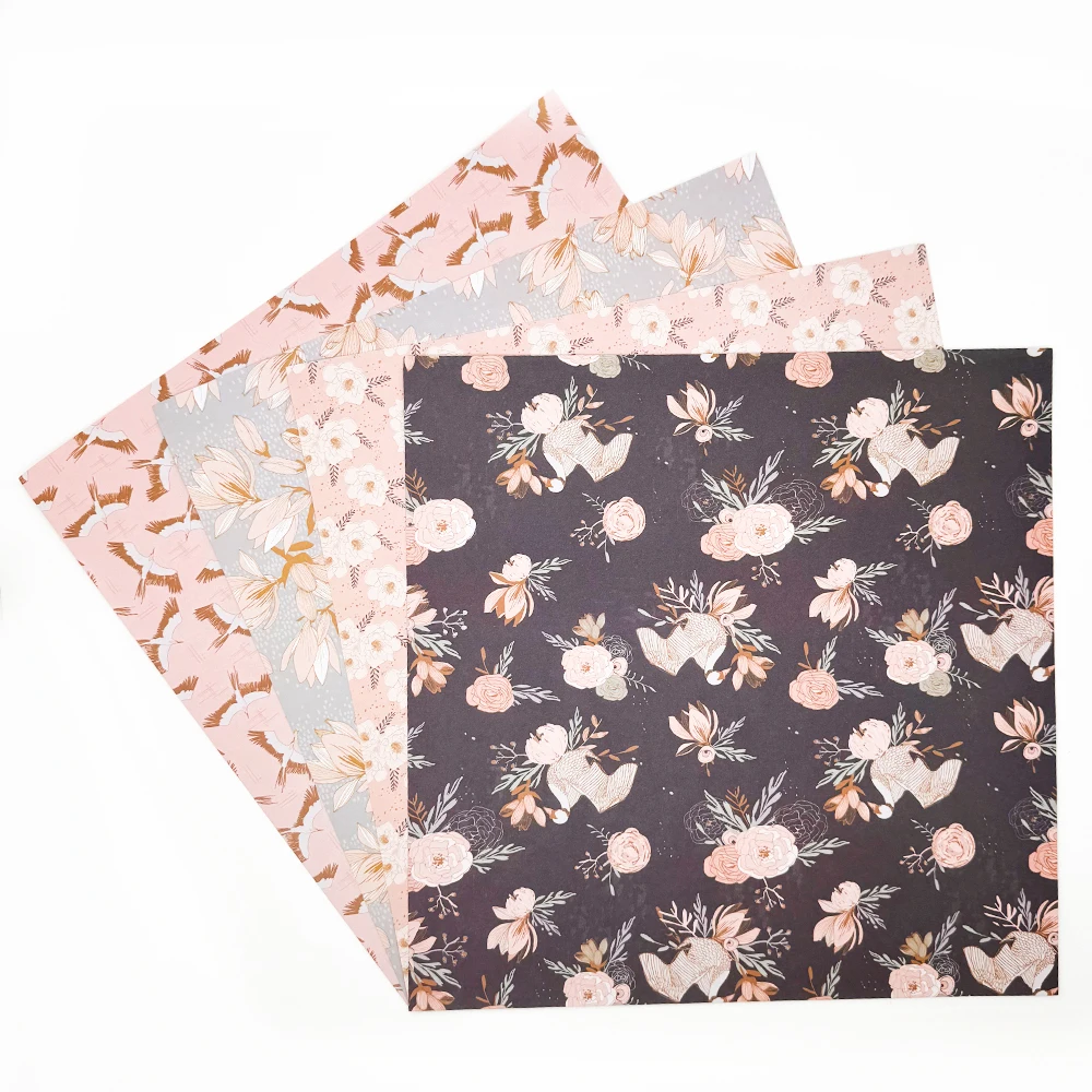 Creative Path New Beginning 12-Zoll-Scrapbooking-Papier mit einseitigem Muster, dekoratives Hintergrundpapier für Bastelarbeiten und Journaling – Detail 5