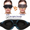 3D Eye Mask Adjustable Suitable for Men and Women with No Pressure on the Eyes Breathable and Light Blocking Eye Mask Black 3