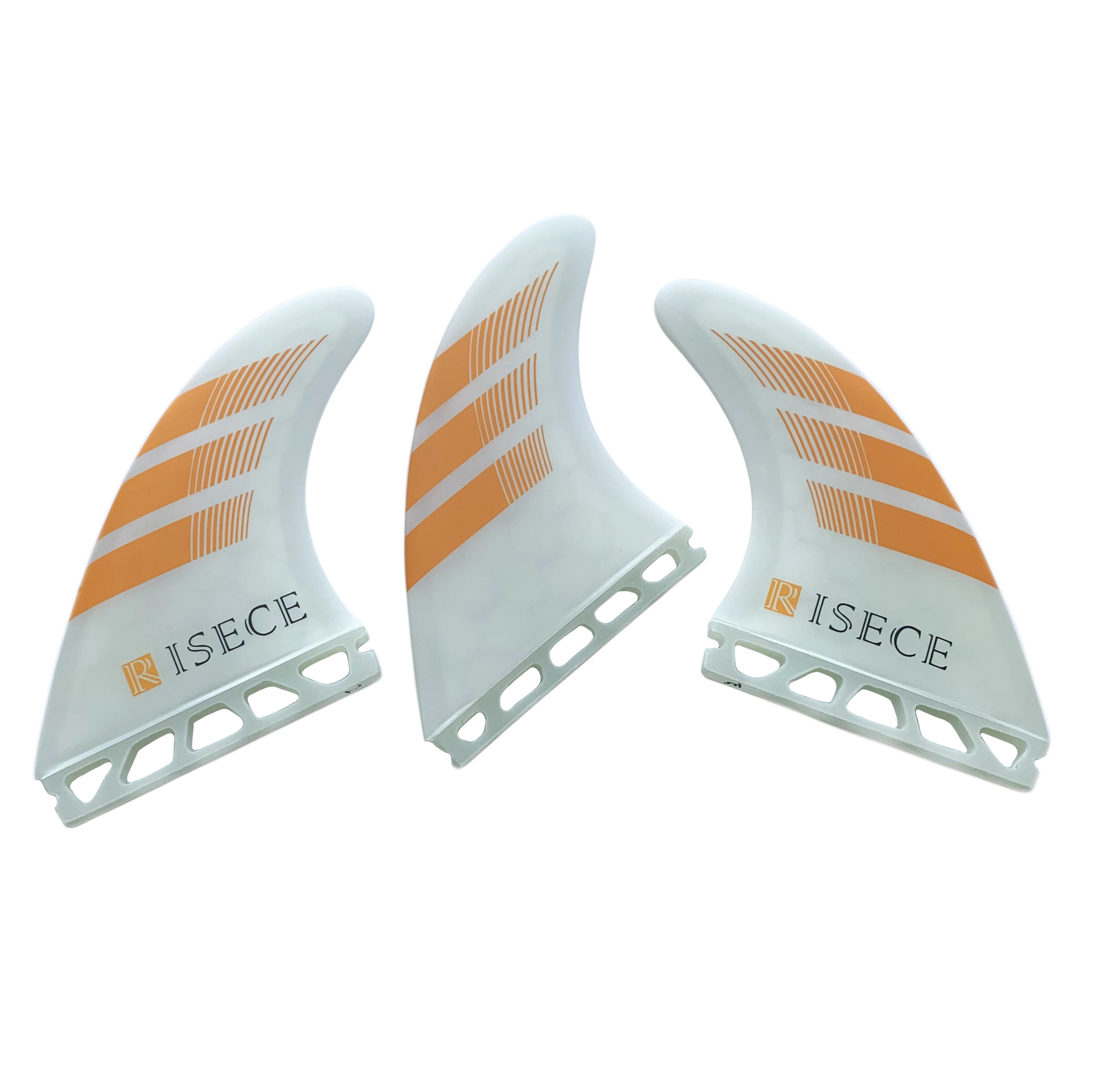 FCS II Honeycomb Surfboard Fins Single Tab MF-L Size Tri Fins Fiberglass Surfboard 3pcs per set for Surfing