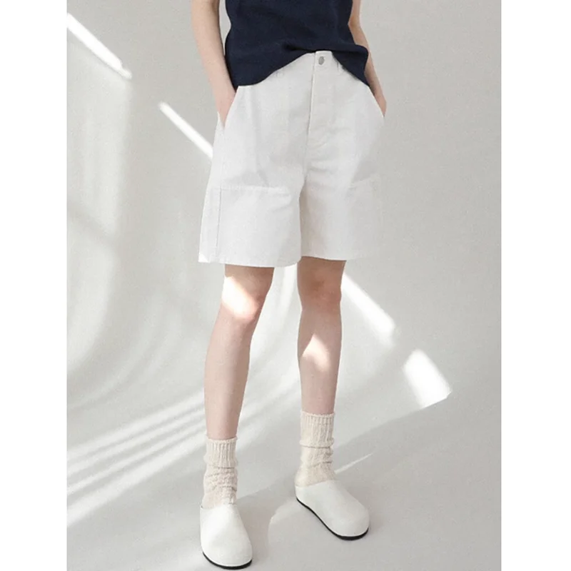 New Autumn Winter Woolen Korean Chic High Waist Shorts Women 2025 Shorts main image 0