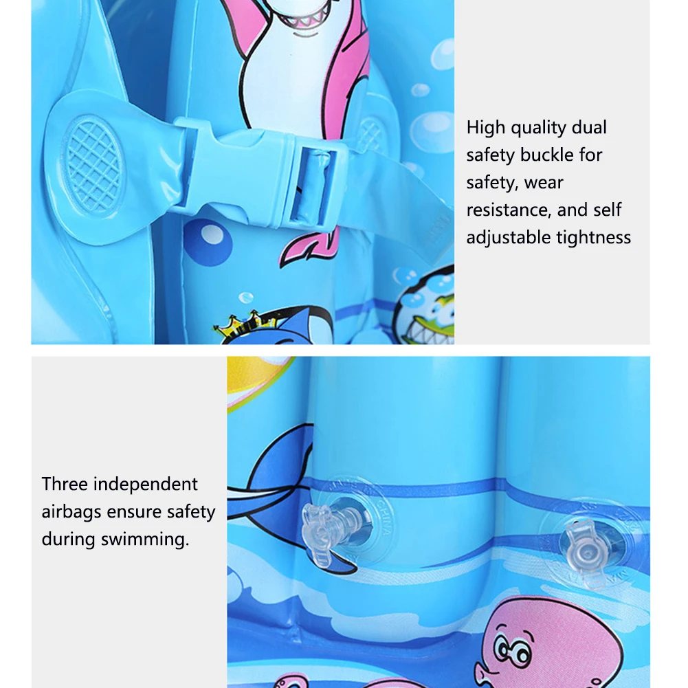 Children Life Jacket Inflatable Kids Swim Vest inflatable swim vest baby float Infant Buoyancy Vest Baby Swimsuit For Water Sport Swim Training Pool Accessories