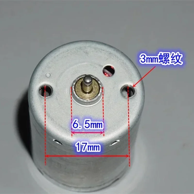 마부치 RK-370CA-26100 미니 370 모터 DC 3V 5V 6V 10600RPM 고속 카본 브러시 마이크로 24mm 전기 모터 DIY 에어 펌프 모터