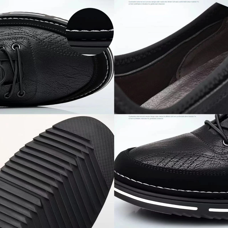 Hot Men Moccasins Luxury Men's Casual Shoes Breathable Soft Sneakers Adult Driving Flats Hard-Wearing Male Shoes Erkek Ayakkabı 6