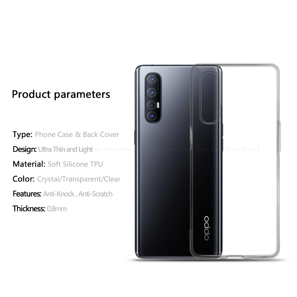 Slim Clear Soft Protective TPU Silicone Phone Case - Transparent Back Cover