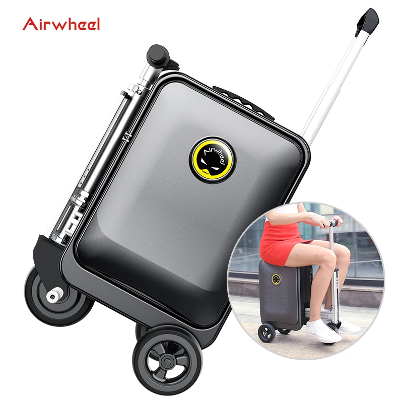 

Airwheel smart luggage carry on SE3S 20inch ride on luggage scooters black pink silver scooter folding smart traveling suitcase