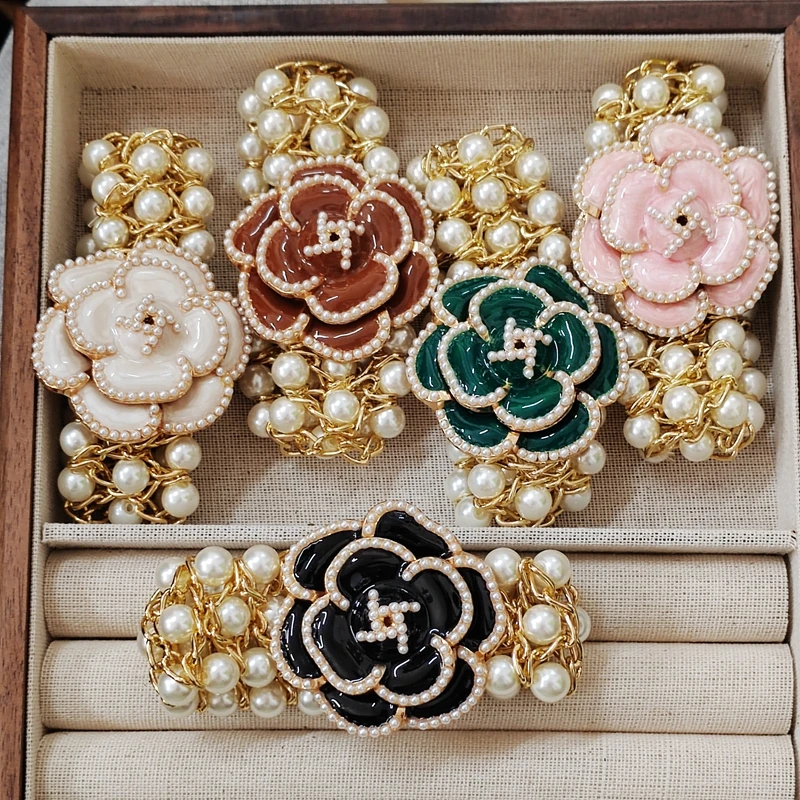 Pearl Bracelet Trendy Starfish Flower Elastic Pearl Bracelet Bangle Jewelry For Women Party Gift