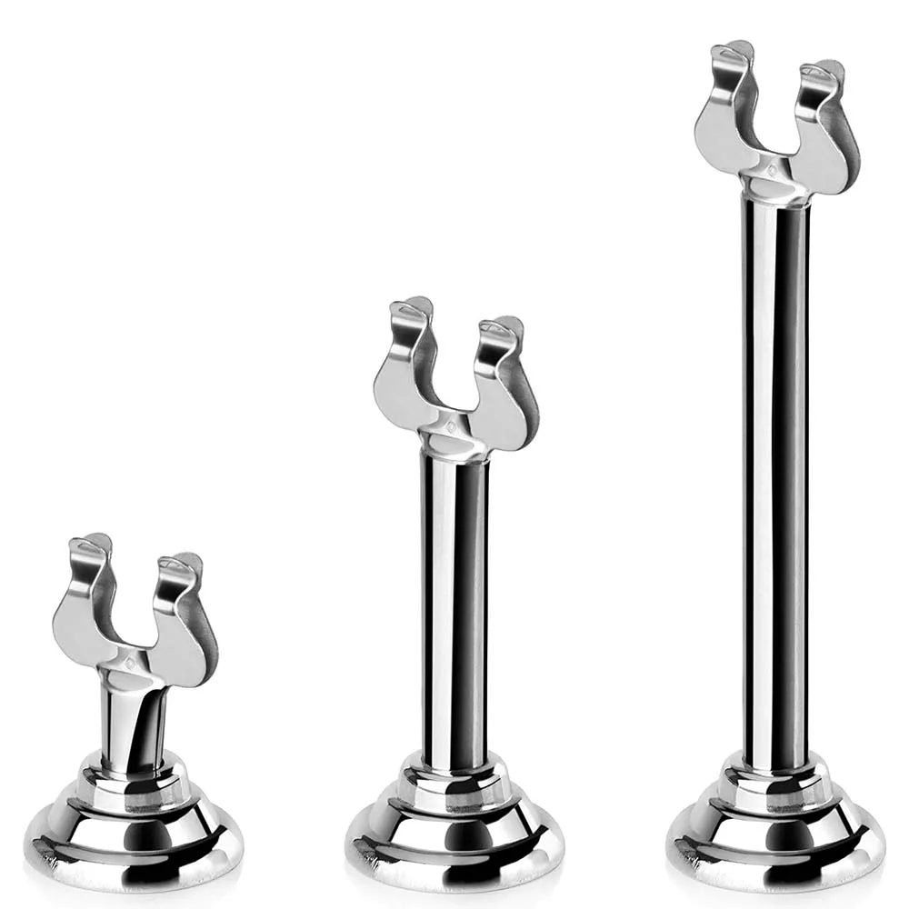 1.5/3.2 Inch Silver Triton Harp Clip Style Place Card/Table Number Holder place card holders