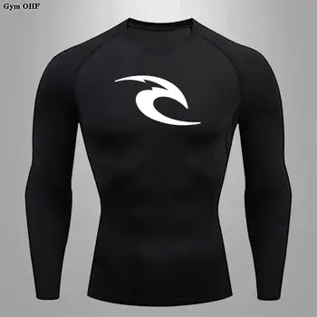 Nuova maglietta sportiva da uomo ad asciugatura rapida traspirante Fitness Gym Running top a maniche corte completo da combattimento Rashguard MMA