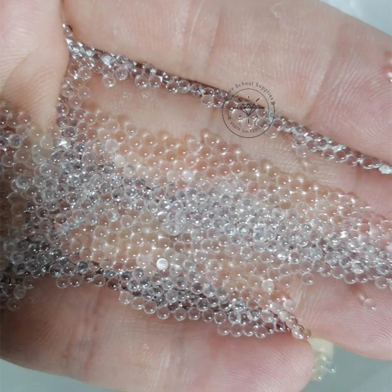 500 그램/가방 실험실 유리 실리카 Microbeads 실험실 스플래시 미니 비즈 잉크 그라인딩 스프레이 펌프 난방 실험