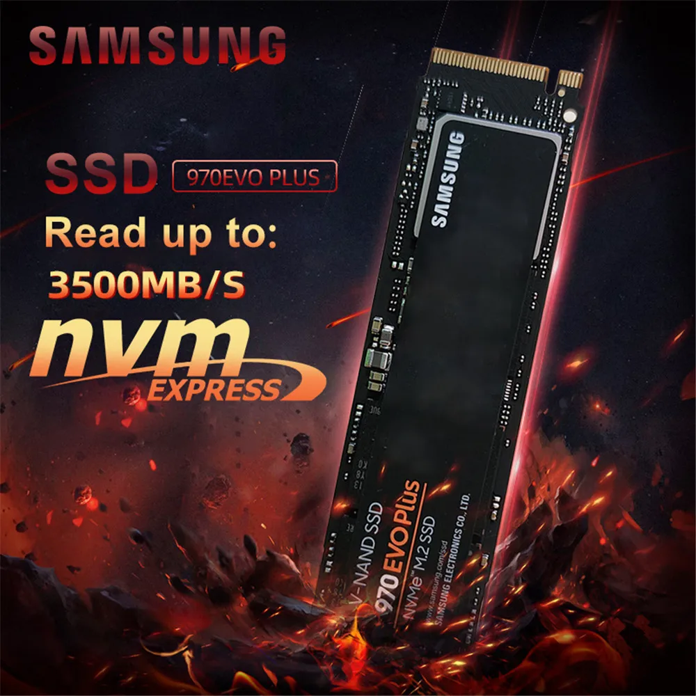 Samsung-Disque dur interne SSD M.2 NVMe pour ordinateur portable