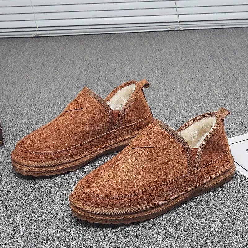 

Men Boots Winter with Fur Super Warm Snow Boots Men Winter Work Casual Shoes Sneakers Rubber Ankle Boots Men