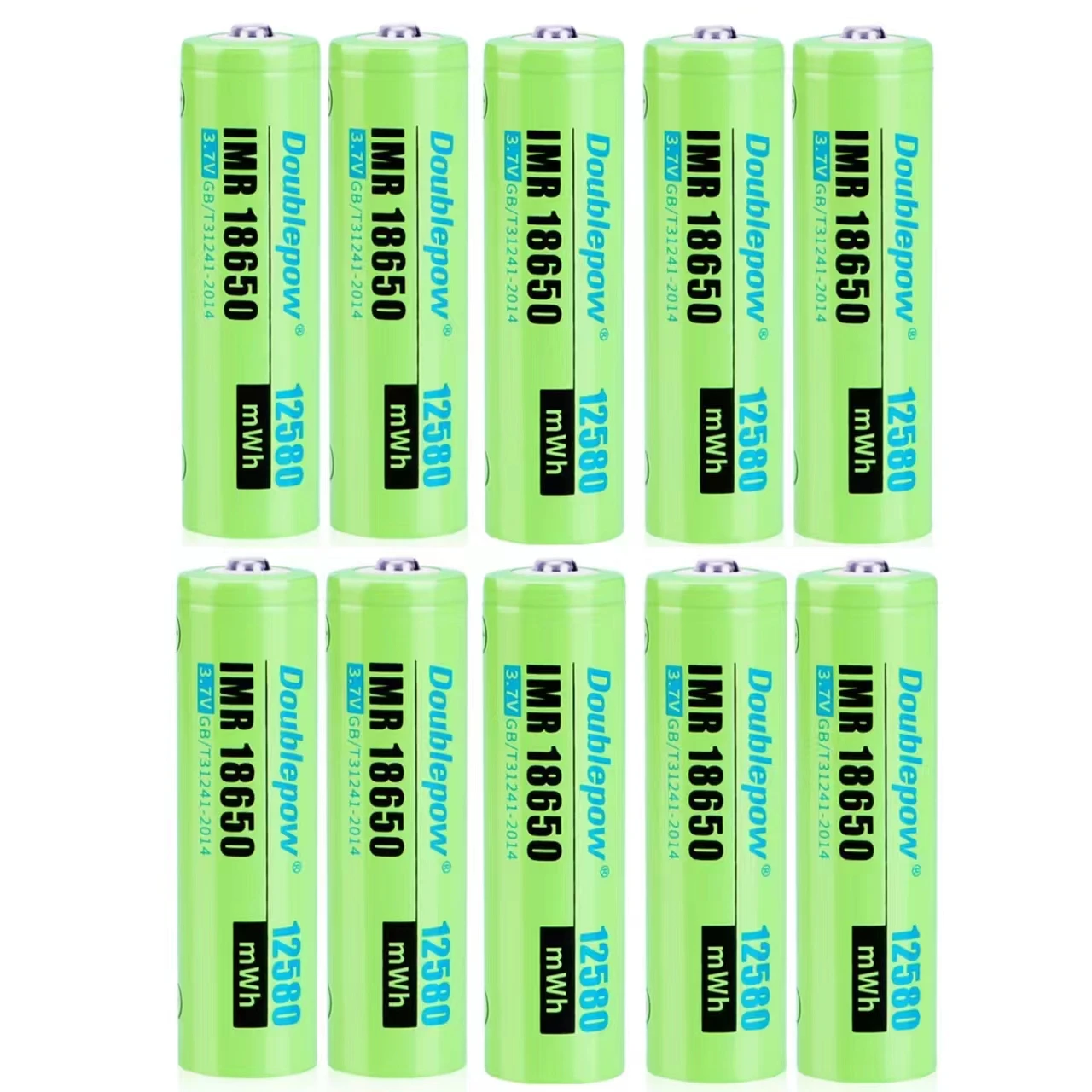 

10pcs/lot 12580mWh 18650 rechargeable battery 3.7v 18650 lithium ion rechargeable battery flashlight battery