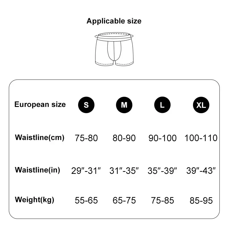 4PCS Cotton Boxers Men Breathable Panties Sexy Men Briefs Comfort Underpants Male Underwear Antibacterial Boxer Seamless Panty