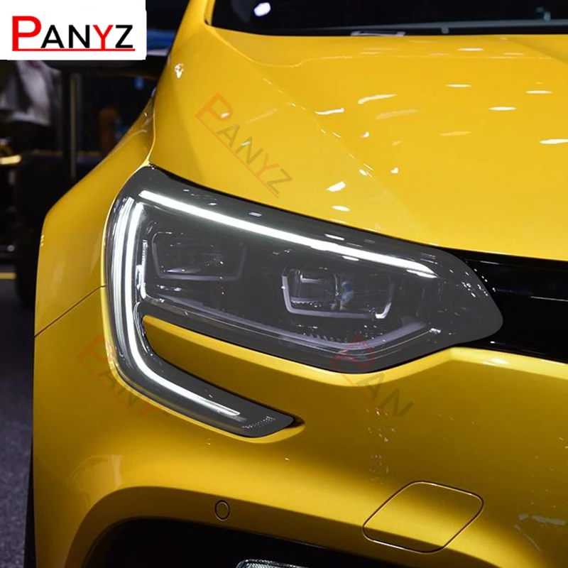 Auto Koplamp Beschermfolie voor Renault Megane 4 RS GT Sport, zwarte beschermende filmbescherming transparante TPU-sticker, voor RS Golden Auto Koplamp Beschermfolie voor Renault Megane 4 RS GT Sport, zwarte beschermende filmbescherming transparante TPU-sticker, voor RS Golden