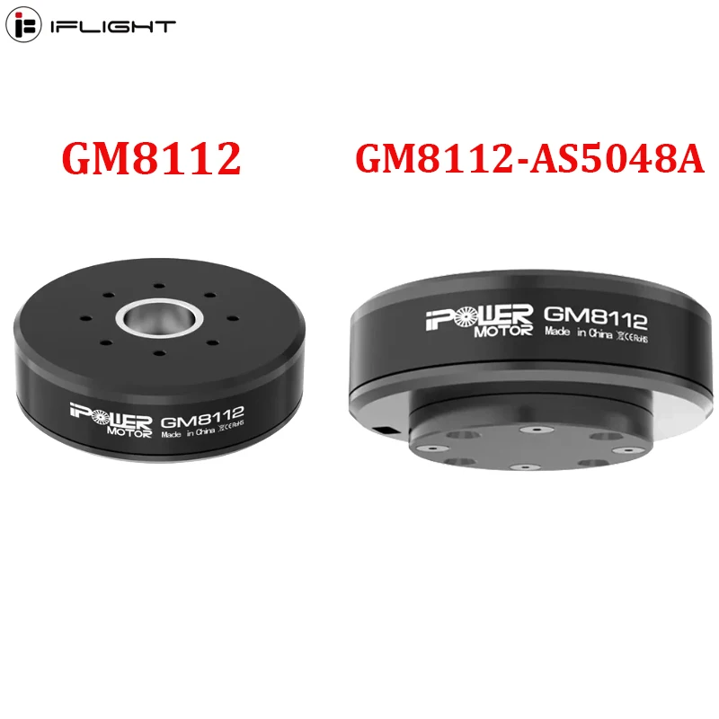 

Двигатель IFlight IPower GM8112 90T, бесщеточный карданный двигатель 22 мм, полый вал с кодеком AS5048A, совместим с камерой 5-6 кг