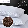 Holaroom Bedding Pillow Neck Protection Pillows Plaid Shaped Buckwheat Husk Filling Cushion for Home Sofa Office Nap Sleeping 1