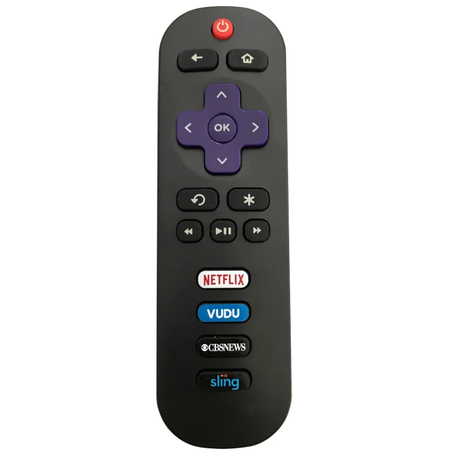 Control Remoto de Reemplazo TCL ROKU TV3 Compatible con Todos los Televisores TCL Roku - Sin Necesidad de Configuración