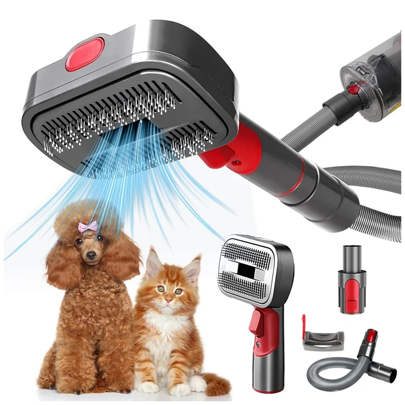 

Dog Grooming Brush Attachment Kit For Dyson V7, V8, V10, V11, V12, V15 Pet Hair Management;