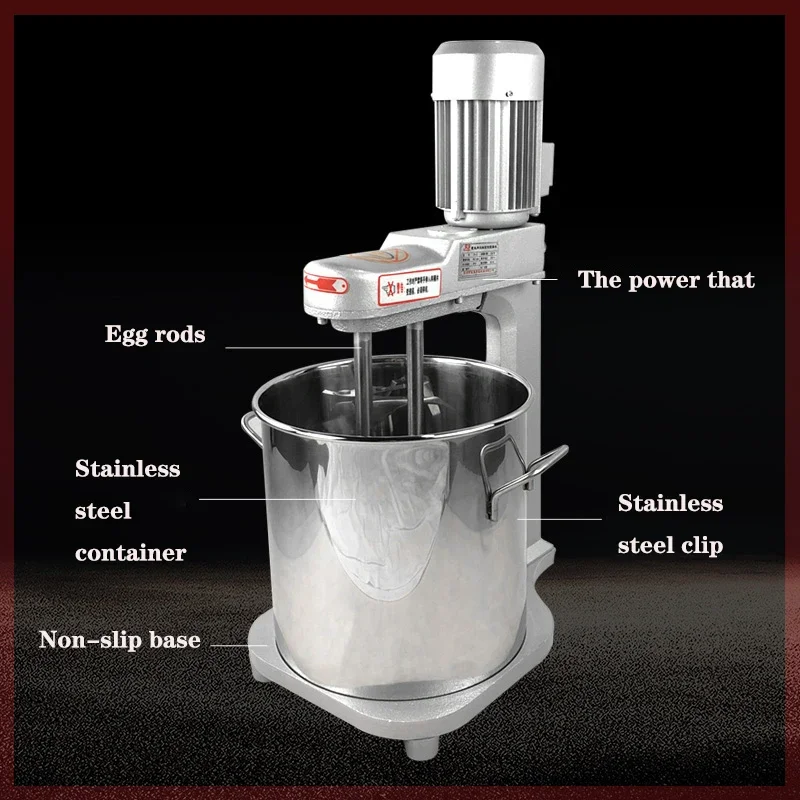 JD15 piccolo robot da cucina 15L commerciale doppio albero frullino