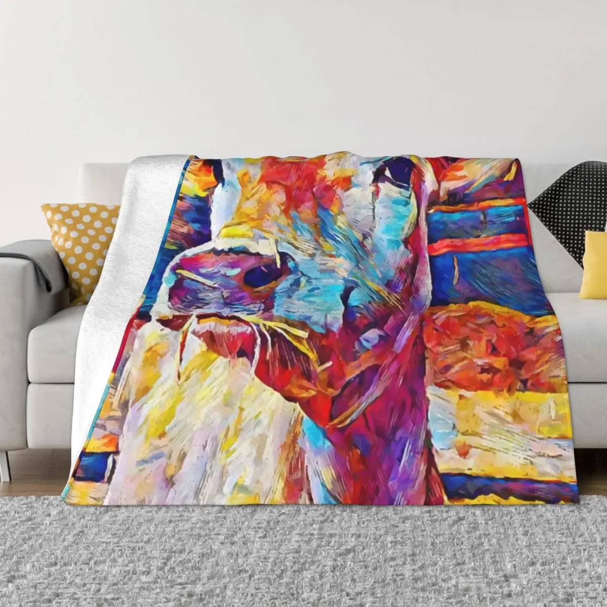 

Jersey Cow Throw Blanket Bed covers Large Blankets