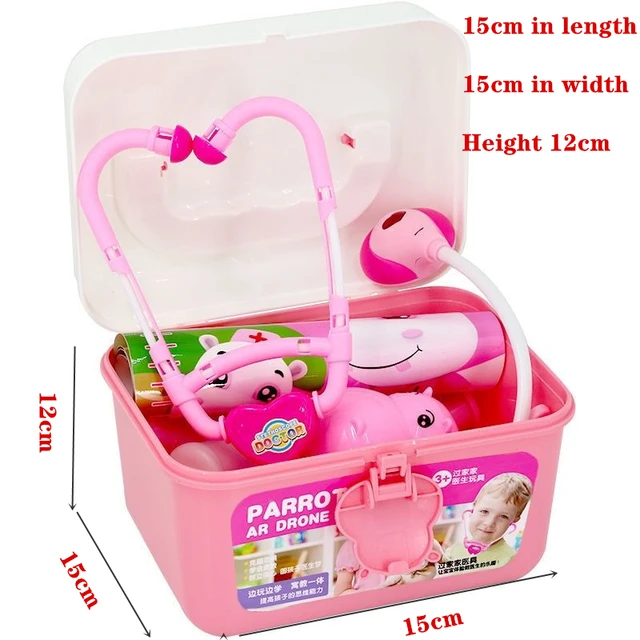 New Doctor Set for Kids Pretend Play Girls Role-playing Games Hospital Accessorie Medical Kit Nurse Tools Bag Toys Children Gift 5