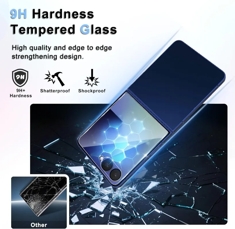 4-in-1 Easy Install Shatterproof Tempered Glass Screen Protectors