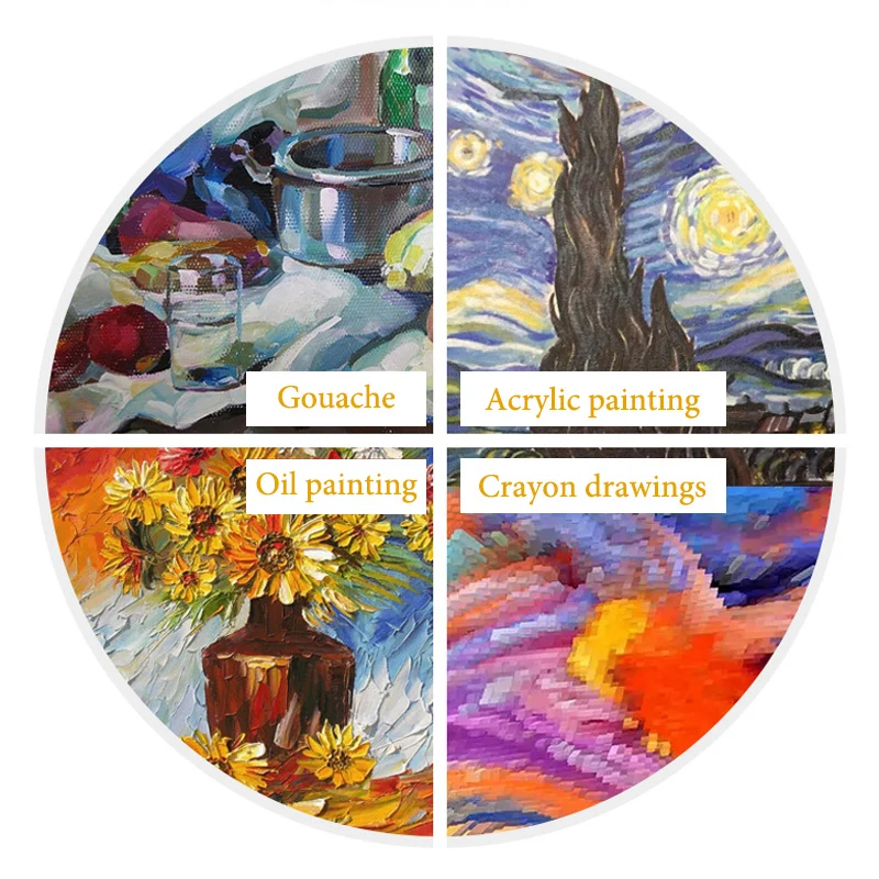 Stretched Canvas Painting Supplies 5pcs Blank Square Canvas Frame 11.81x15.74 Inches ( 30 X 40 Cm) Cotton Artist Canvas Boards For Painting HB-16