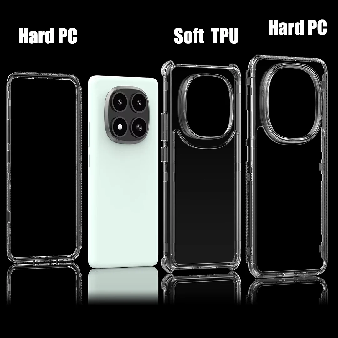 Shockproof Slim Fit Clear Full-Body Protective Phone Case