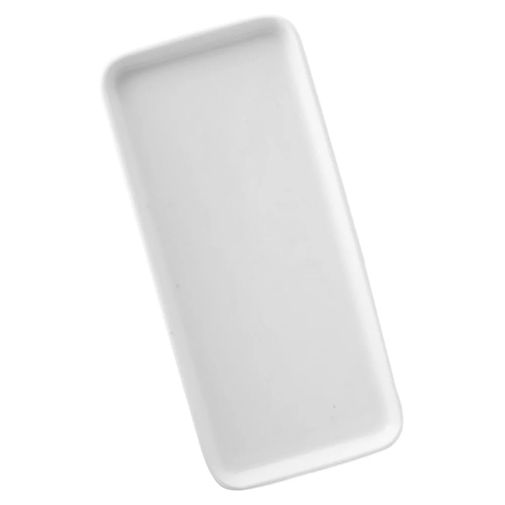 

Ceramic Tray Kitchen Bathroom Plate Modern Rectangle Service Tray Toothbrush Plate