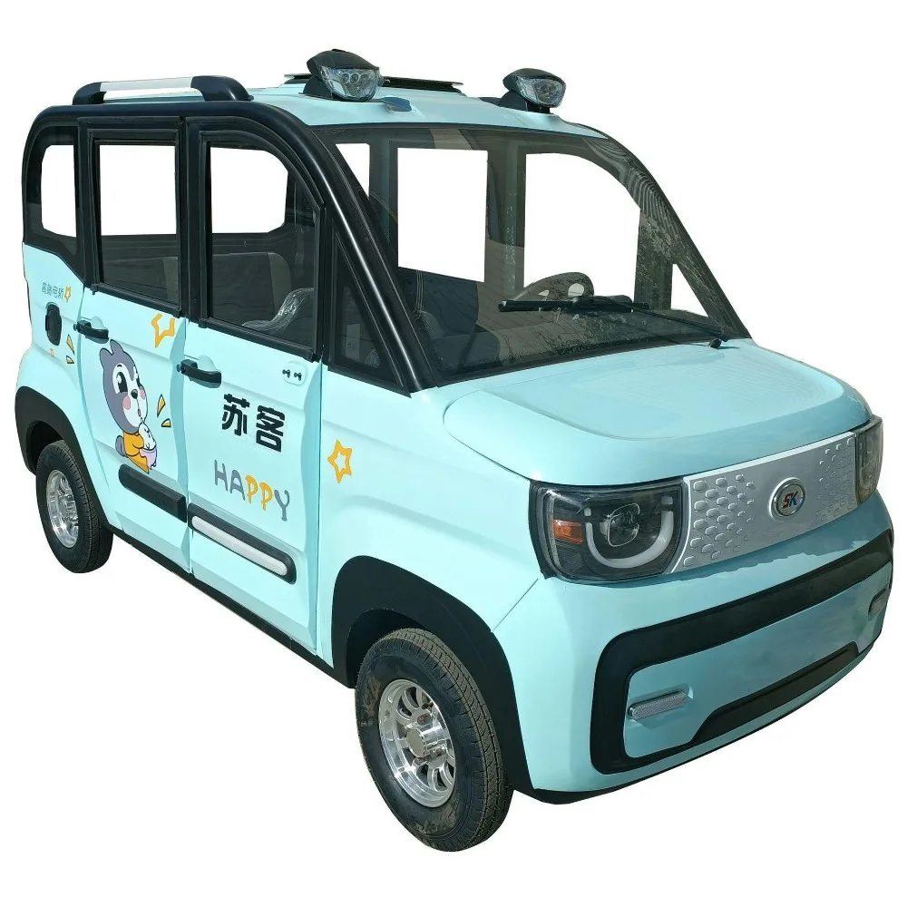 Electric tricycle, four doors, four seats, new energy mini car, family small electric scooter 5