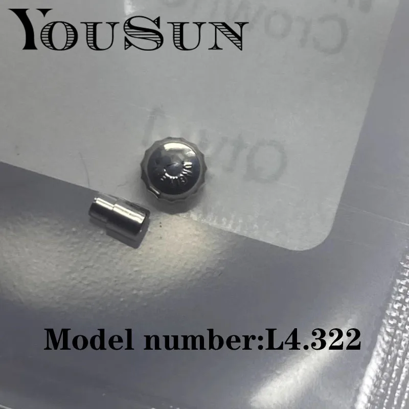 Per Longines Presence Series L4.322 Testa Dell'Orologio Corona Oro Rosa Argento Oro Regolazione Pulsante Orario Accessori Strumenti Di Riparazione Del