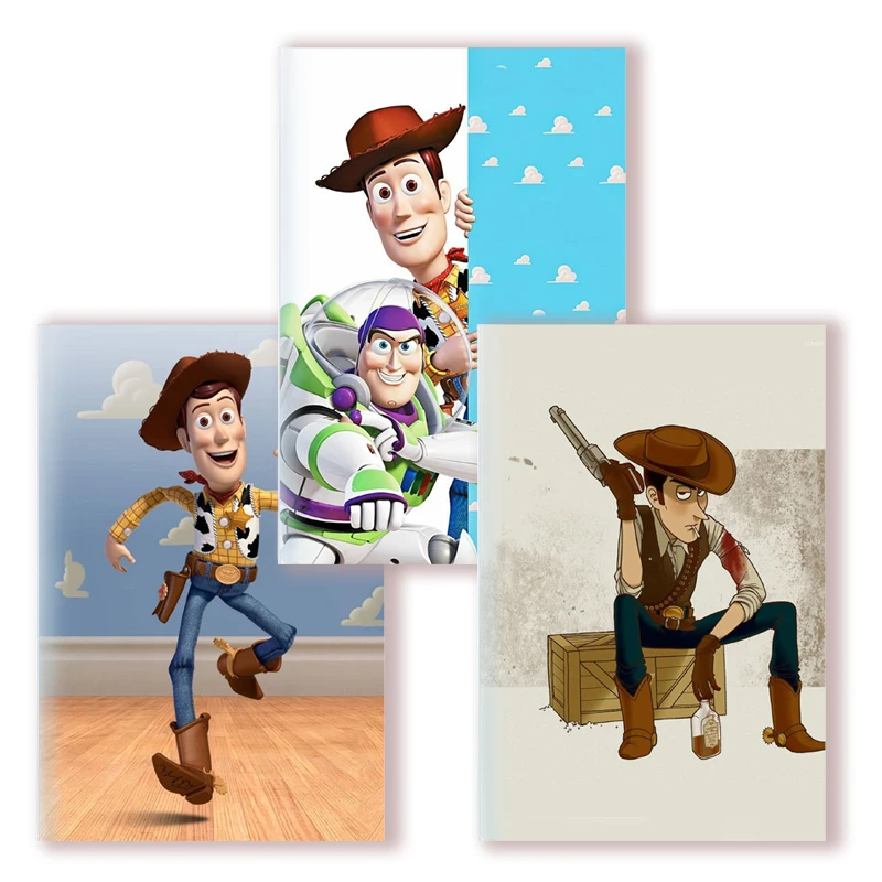 Quaderno A5 Anime Toy Story Talking Woody Buzz Jessie Rex