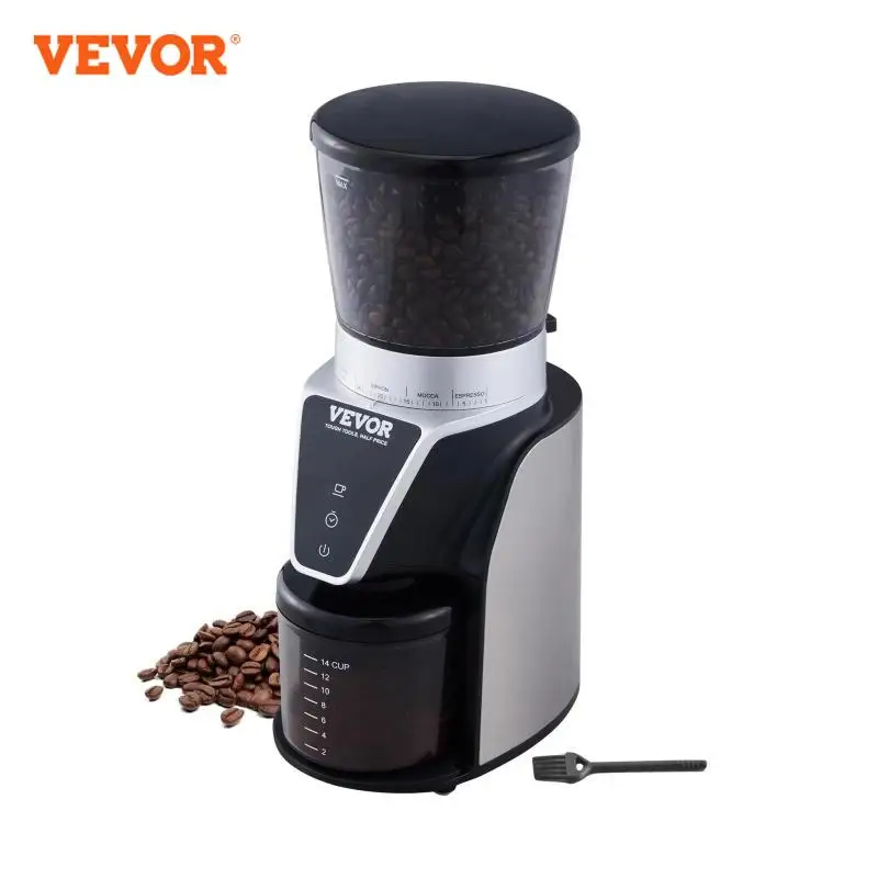 Electric Coffee Grinder with Conical Burr and Grind Settings