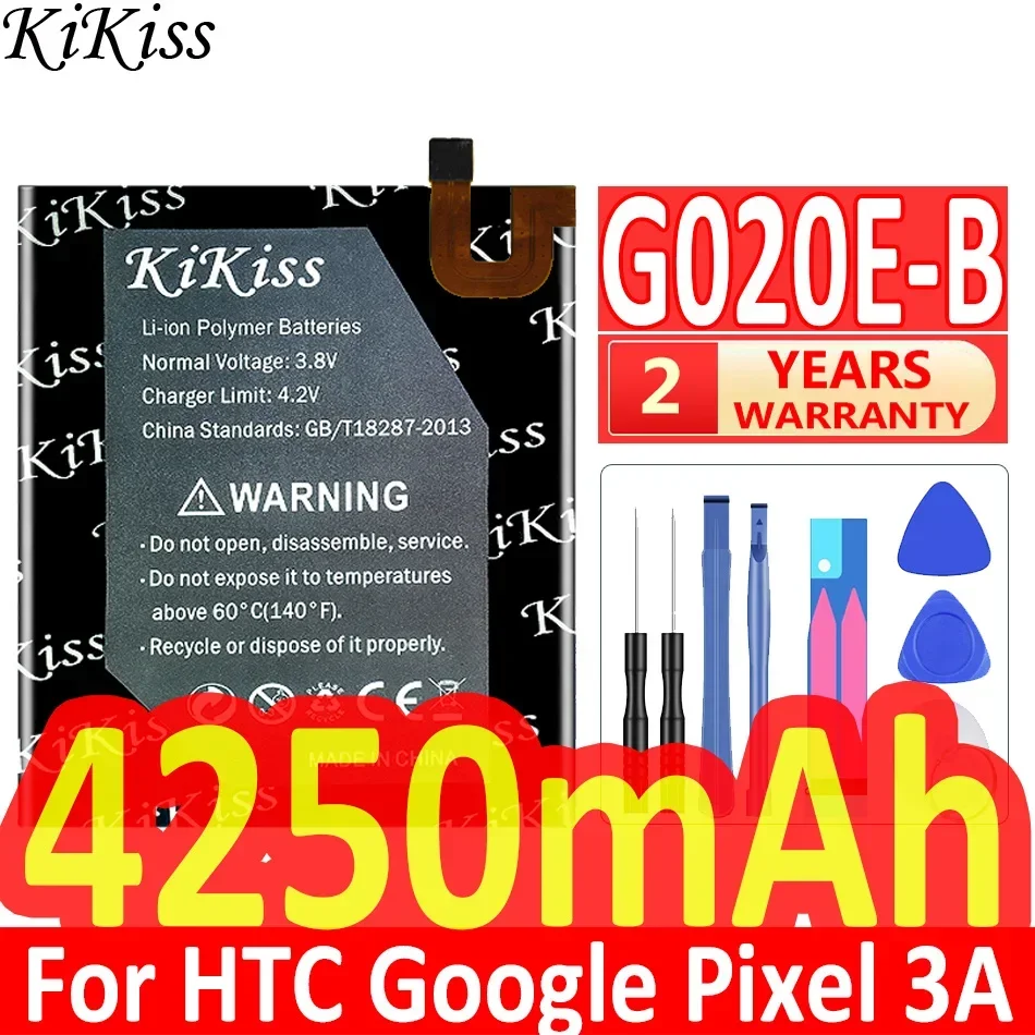 

4250mAh KiKiss Powerful Battery G020E-B For HTC Google Pixel 3A Pixel 3lite Pixel 3 Lite