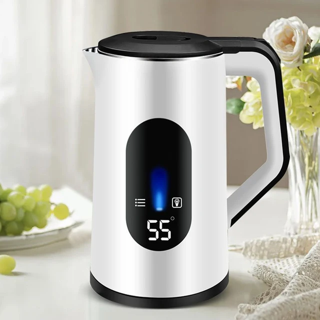 3L Stainless Steel Electric Digital Display Large Tea Kettle 2